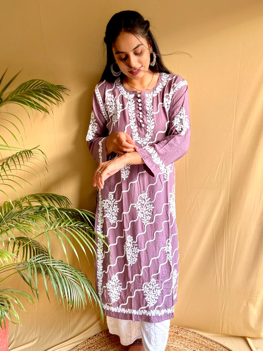 Premium Modal Chikankari Kurta