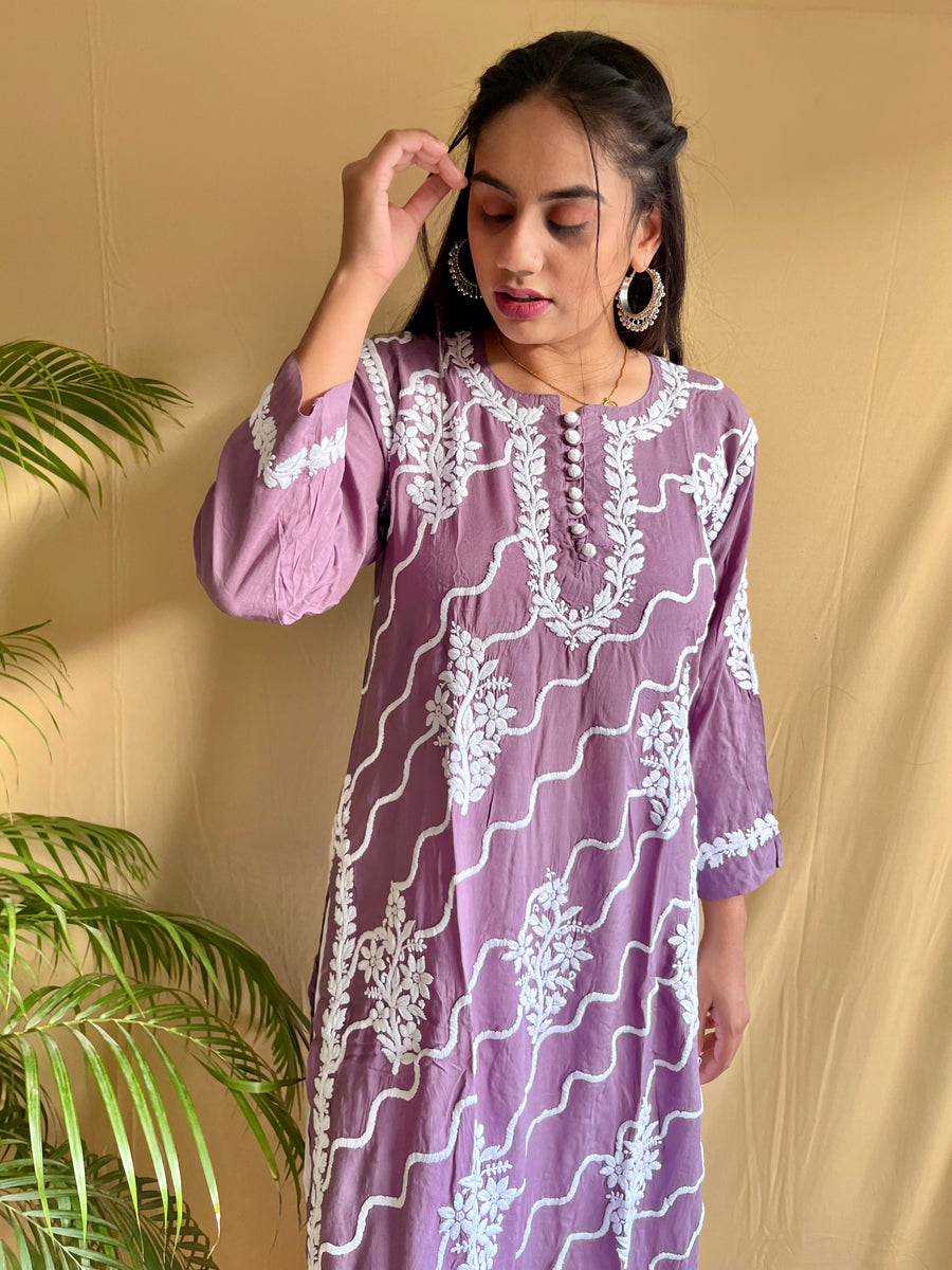 Premium Modal Chikankari Kurta