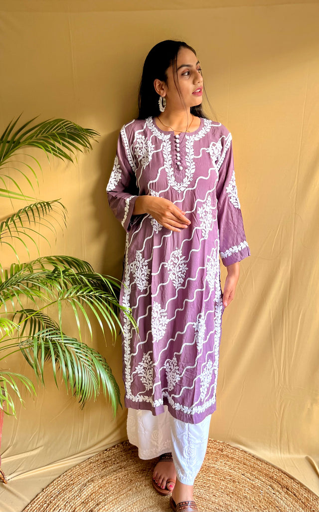 Premium Modal Chikankari Kurta