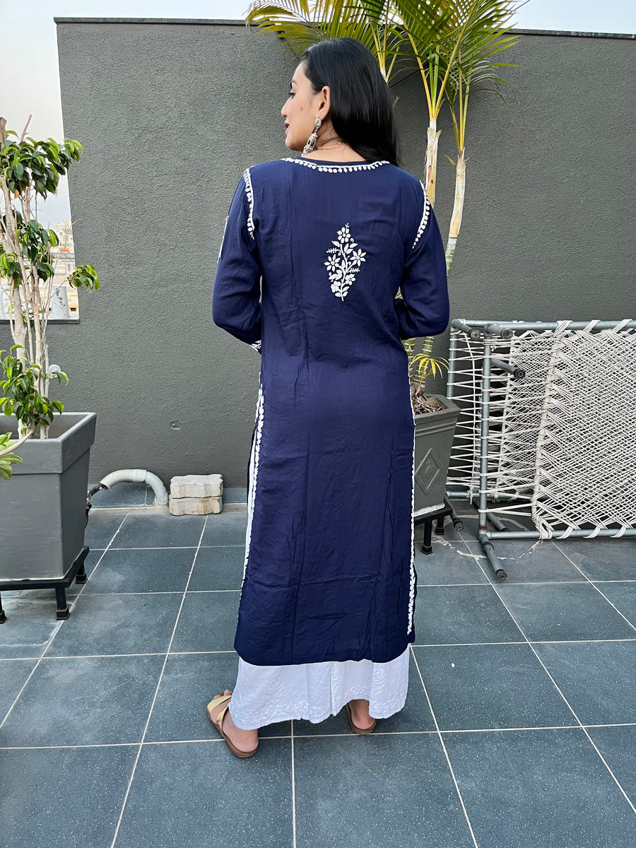 Premium Modal Chikankari Kurta