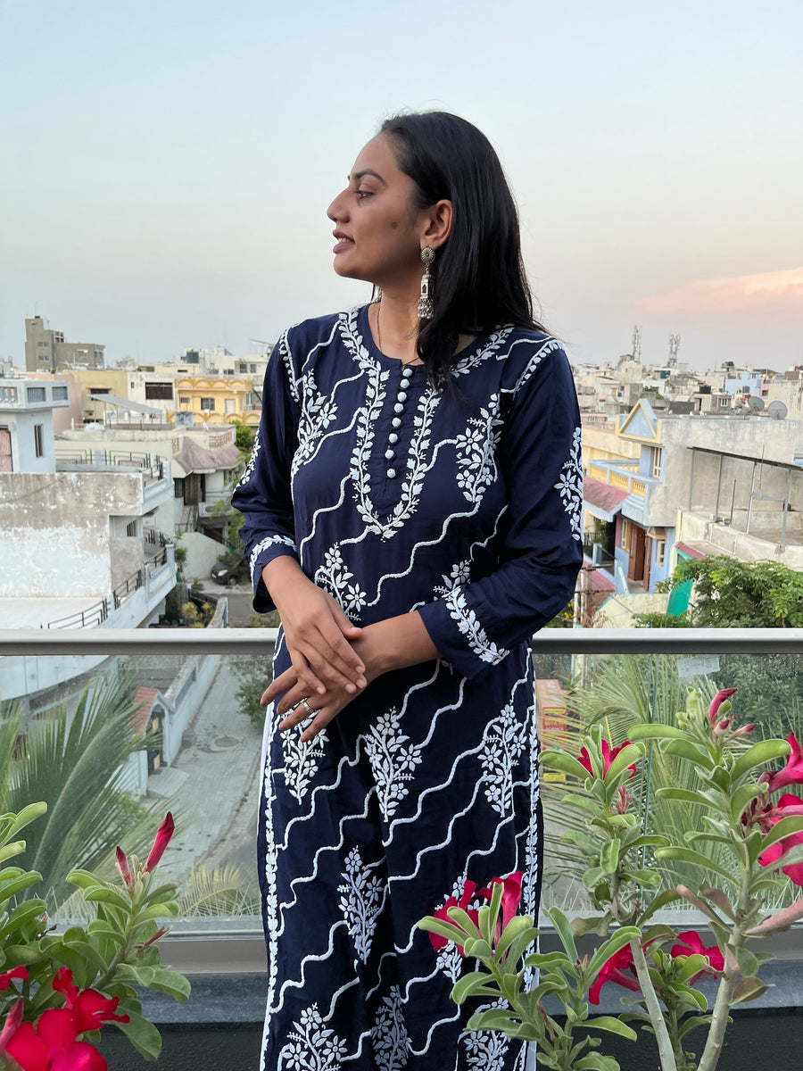 Premium Modal Chikankari Kurta